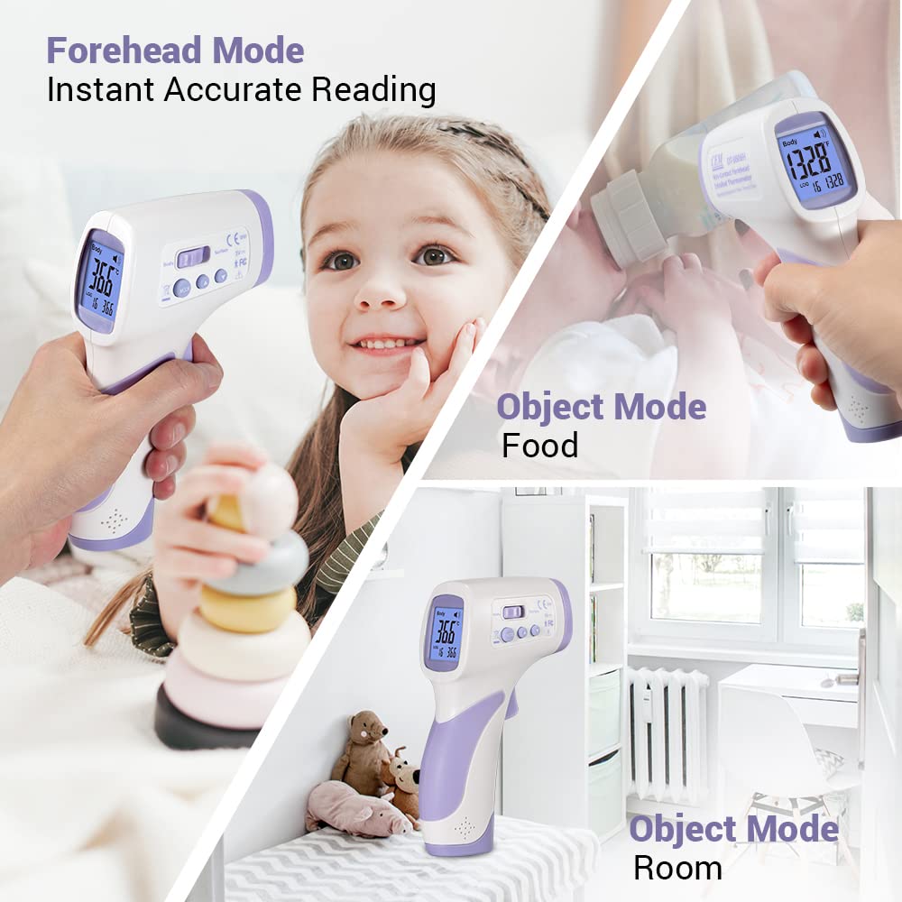 DT-8806H, Thermometer For Forehead, No-Touch Forehead Thermometer For – LLC